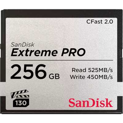 Карта памяти SanDisk Extreme Pro 256GB SDCFSP-256G-G46D
