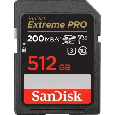 Карта памяти SanDisk Extreme Pro 512GB SDSDXXD-512G-GN4IN