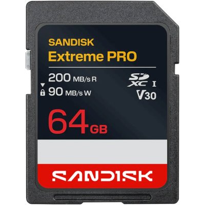 Карта памяти SanDisk Extreme Pro 64GB SDSDXXU-064G-GUCIN