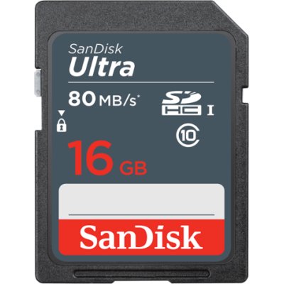 Карта памяти SanDisk Ultra 16GB SDSDUNS-016G-GN3IN