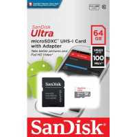 Карта памяти SanDisk Ultra 64GB SDSQUNR-064G-GN3MA