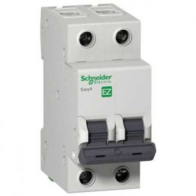 автоматический выключатель Schneider Electric Easy 9 2P (C) 4.5kA 6 А EZ9F34206