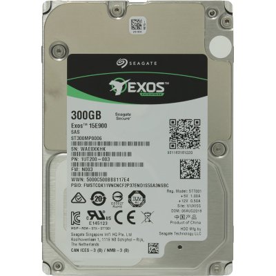Жесткий диск Seagate Exos 15E900 300Gb ST300MP0006