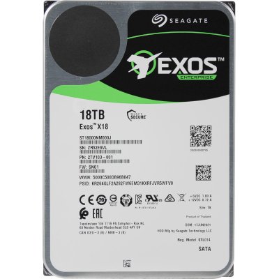 18 тб жесткий диск seagate exos x18