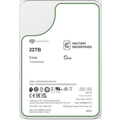 Жесткий диск Seagate Exos X22 22Tb ST22000NM000C