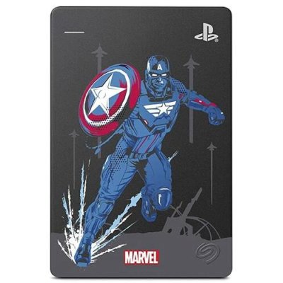 жесткий диск Seagate Game Drive for PS4 Captain America 2Tb STGD2000203