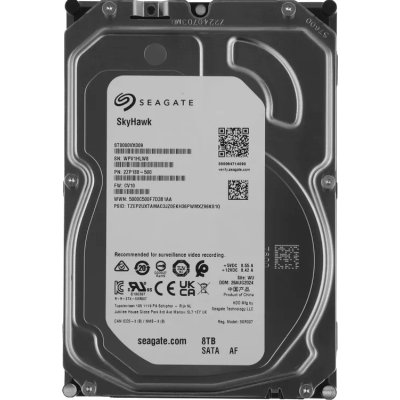 жесткий диск seagate skyhawk st8000vx009 8тб hdd sata iii 3.5
