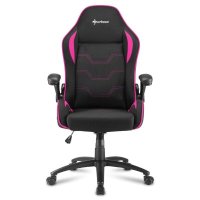 Игровое кресло Sharkoon Elbrus 1 Black-Pink