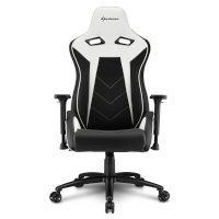 Игровое кресло Sharkoon Elbrus 3 Black-White