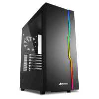 Корпус Sharkoon RGB Slider Black