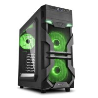 Корпус Sharkoon VG7-W Green