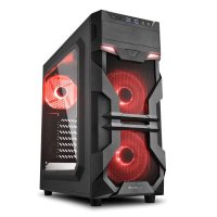 Корпус Sharkoon VG7-W Red