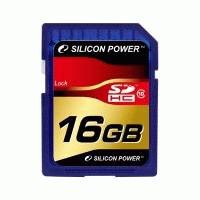 Карта памяти Silicon Power 16GB SP016GBSDH010V10