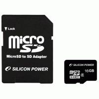 Карта памяти Silicon Power 16GB SP016GBSTH004V10SP