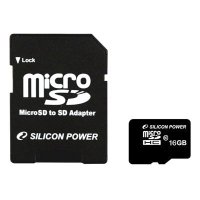 Карта памяти Silicon Power 16GB SP016GBSTH010V10SP