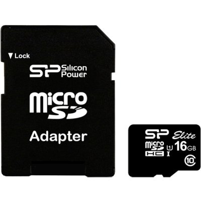 карта памяти Silicon Power 16GB SP016GBSTHBU1V10