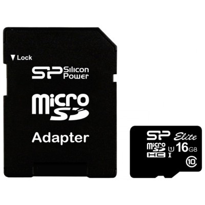 карта памяти Silicon Power 16GB SP016GBSTHBU1V10SP