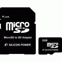 Карта памяти Silicon Power 2GB SP002GBSDT000V10SP