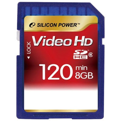 карта памяти Silicon Power 8GB SP008GBSDH006V30