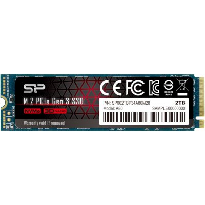 SSD диск Silicon Power A80 2Tb SP002TBP34A80M28