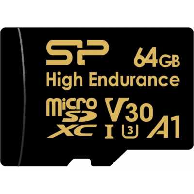 карта памяти Silicon Power Golden High Endurance 64GB SP064GBSTXDV3V1HSP
