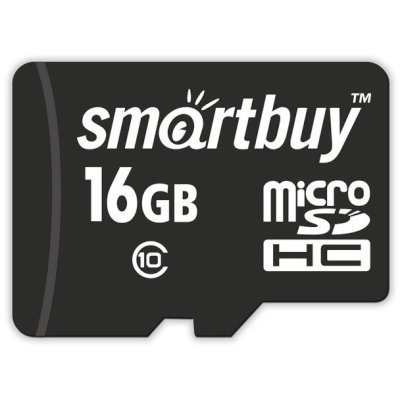 Карта памяти SmartBuy 16GB SB16GBSDCL10-00LE