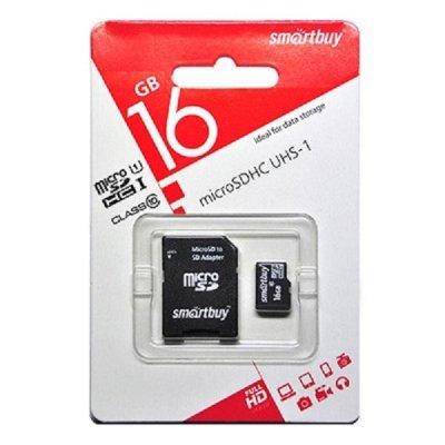 карта памяти SmartBuy 16GB SB16GBSDCL10-01