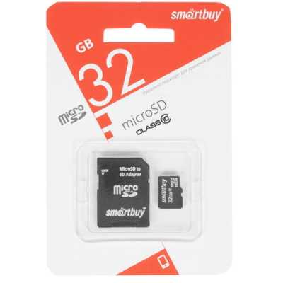 карта памяти SmartBuy 32GB SB32GBSDCL10-01