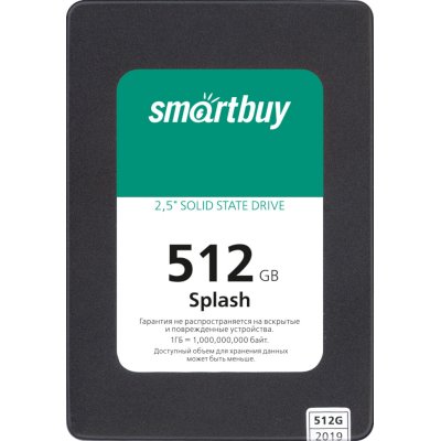 SSD диск SmartBuy Splash 512Gb SBSSD-512GT-MX902-25S3