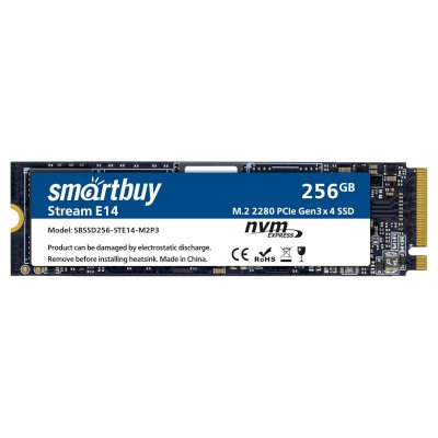 SSD диск SmartBuy Stream E14 256Gb SBSSD256-STE14-M2P3