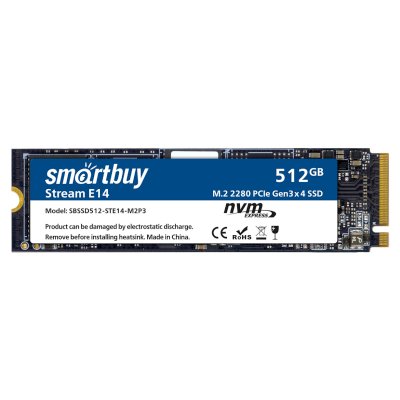 SSD диск SmartBuy Stream E14 512Gb SBSSD512-STE14-M2P3