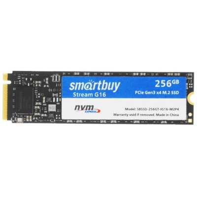SSD диск SmartBuy Stream G16 256Gb SBSSD-256GT-IG16-M2P4