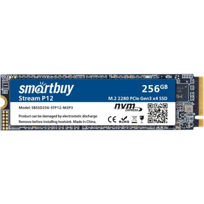 SSD диск SmartBuy Stream Stream P12 256Gb SBSSD256-STP12-M2P3