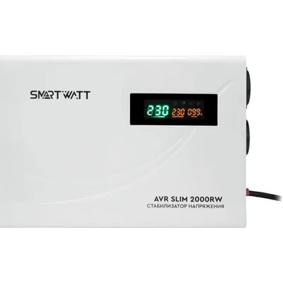 стабилизатор напряжения SMARTWATT AVR Slim 2000RW 4512020310004