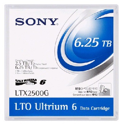 картридж к ленточным хранилищам Sony LTX2500GN-LABEL