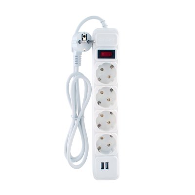 Сетевой фильтр Старт С/УД-Ф SP 4x1 2USB ZVT White