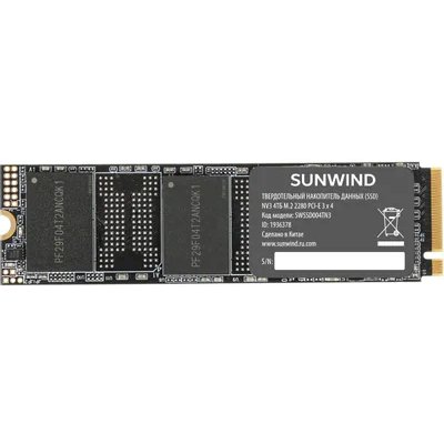 SSD диск SunWind NV3 4Tb SWSSD004TN3