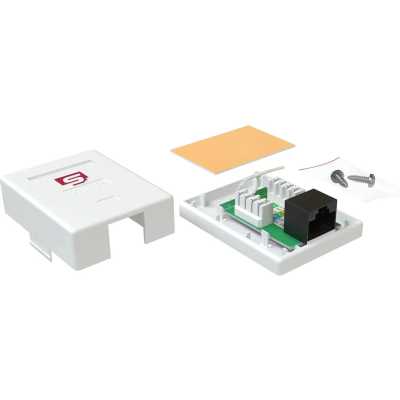 Розетка компьютерная Sysmatrix SB 15EU.WH