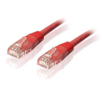 Telecom cat 5e, UTP, 0.5m красный