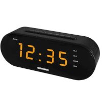 Радиочасы Telefunken TF-1573 Black-Amber