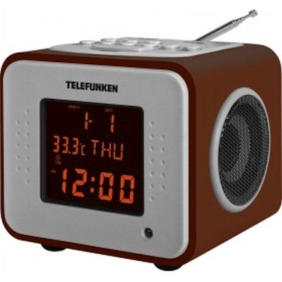 радиочасы Telefunken TF-1575U Dark Wood
