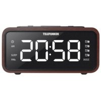 Радиочасы Telefunken TF-1586 Red Wood