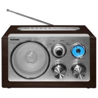 Радиочасы Telefunken TF-1638U Dark Wood