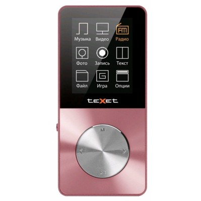MP3 плеер Texet T-60 Pink
