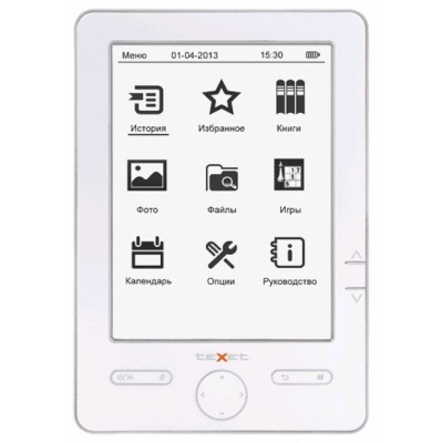 электронная книга Texet TB-506 White