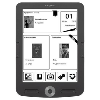 электронная книга Texet TB-578 Grey