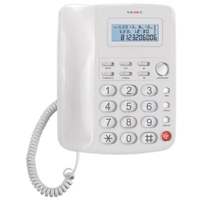 телефон Texet TX-250 White