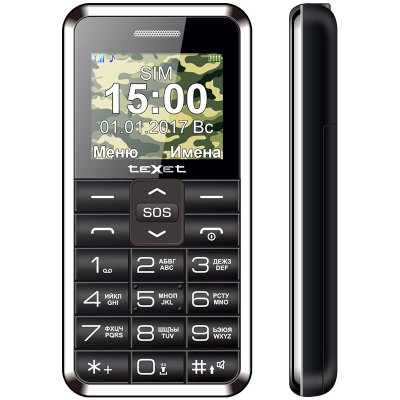 мобильный телефон Texet TM-101 Black