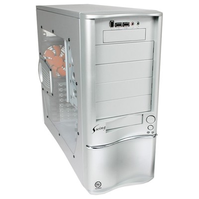 корпус Thermaltake Swing Silver 430w VB6430SWSED SECC Glass Window