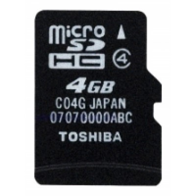 карта памяти Toshiba 4GB Class 4 SD-C04GJ BL5